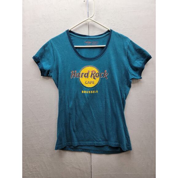 Hard Rock Cafe Brussels t-shirt Size L - Picture 1 of 5